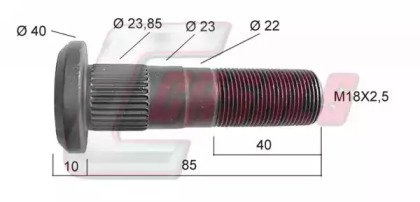 Болт CASALS 21171