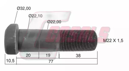 Болт CASALS 21223