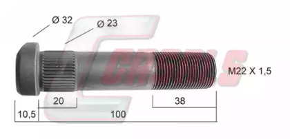 Болт CASALS 21227
