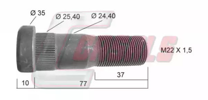 Болт CASALS 21259