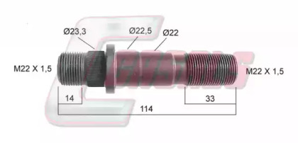 Болт CASALS 21264