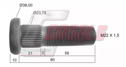 Болт CASALS 21266