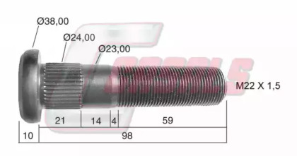 Болт CASALS 21267