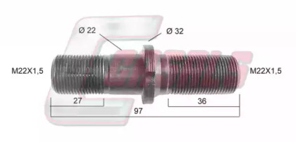 Болт CASALS 21285