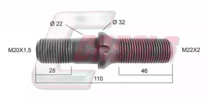 Болт CASALS 21290