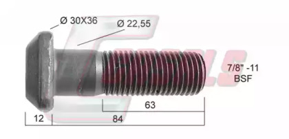 Болт CASALS 21293