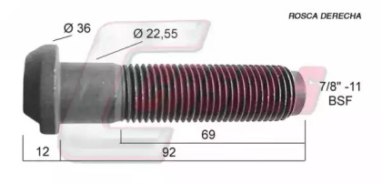 Болт CASALS 21303