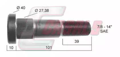 Болт CASALS 21308