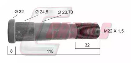 Болт CASALS 21327