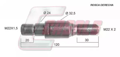 Болт CASALS 21332