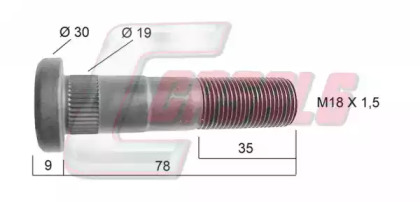 Болт CASALS 21392