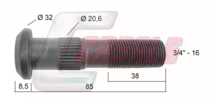 Болт CASALS 21403