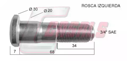 Болт CASALS 21408