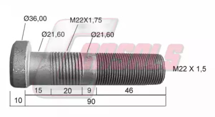 Болт CASALS 21418