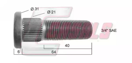 Болт CASALS 21421