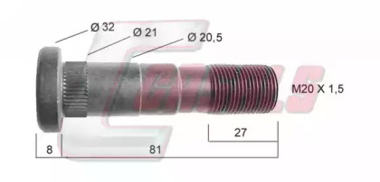 Болт CASALS 21428