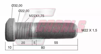 Болт CASALS 21463