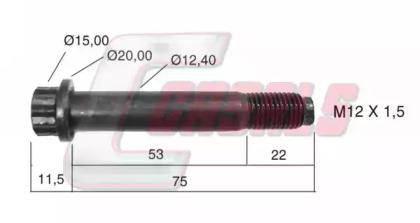 Болт CASALS 21507