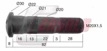 Болт CASALS 21520