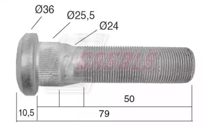 Болт CASALS 21536