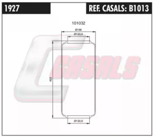 Баллон пневматической рессоры CASALS B1013