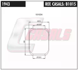 Баллон пневматической рессоры CASALS B1015