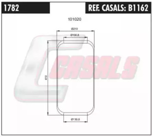 Баллон пневматической рессоры CASALS B1162