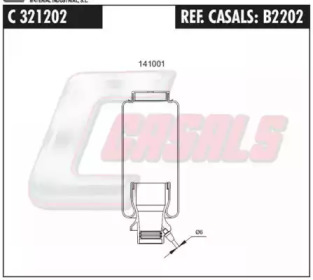 Баллон пневматической рессоры CASALS B2202