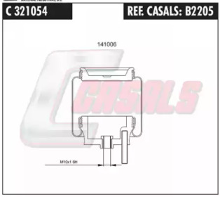 Баллон пневматической рессоры CASALS B2205