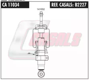 Гаситель, крепление кабины CASALS B2227