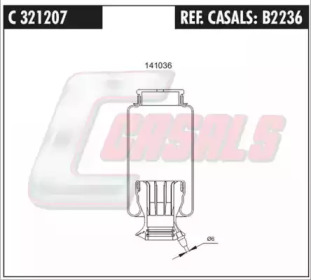 Баллон пневматической рессоры CASALS B2236