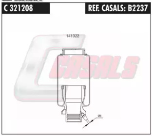 Баллон пневматической рессоры CASALS B2237