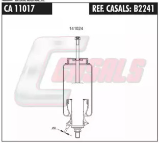 Баллон пневматической рессоры CASALS B2241