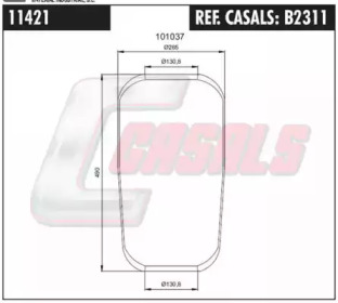 Кожух пневматической рессоры CASALS B2311