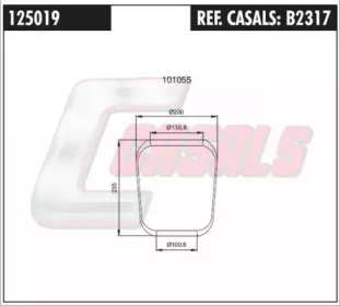 Баллон пневматической рессоры CASALS B2317