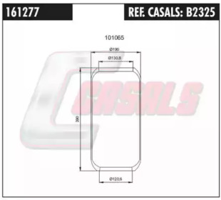 Баллон пневматической рессоры CASALS B2325