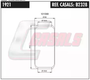 Баллон пневматической рессоры CASALS B2328