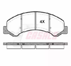 Комплект тормозных колодок CASALS BKM258