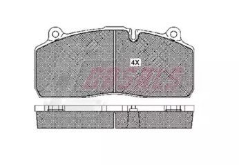 Комплект тормозных колодок CASALS BKM274