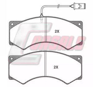 Комплект тормозных колодок CASALS BKM952