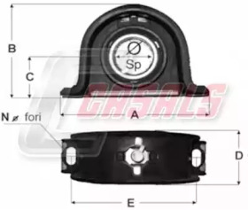 Подвеска CASALS ST24