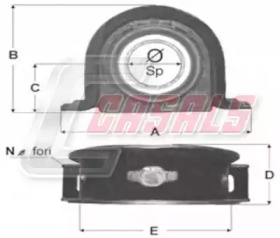 Подвеска CASALS ST35