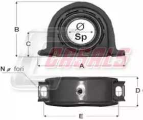 Подвеска CASALS ST51