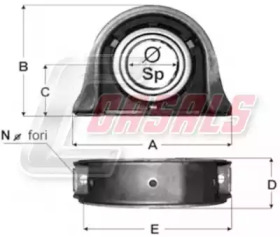 Подвеска CASALS ST63