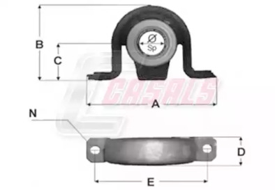 Подвеска CASALS ST75