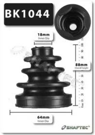 Комплект пыльника SHAFTEC BK1044