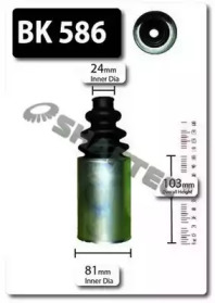 Комплект пылника, приводной вал SHAFTEC BK586