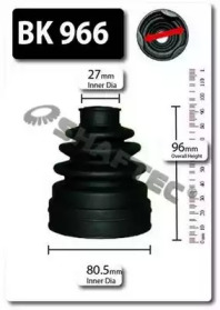 Комплект пылника, приводной вал SHAFTEC BK966