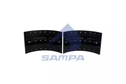 Комлект тормозных накладок SAMPA 030.648