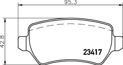 Комплект тормозных колодок HELLA PAGID 8DB 355 011-361